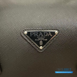 QC Prada Saffiano Leather Travel Bag