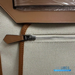 QC Hermès Herbag Zip 31 Bag Beige and Brown