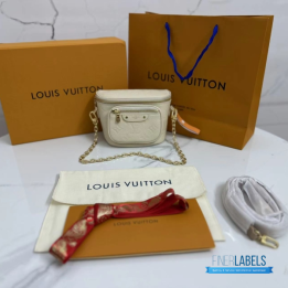 QC Louis Vuitton Empreinte Mini Bumbag in Cream