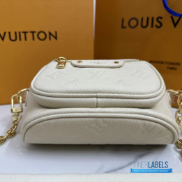 QC Louis Vuitton Empreinte Mini Bumbag in Cream