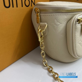 QC Louis Vuitton Empreinte Mini Bumbag in Cream