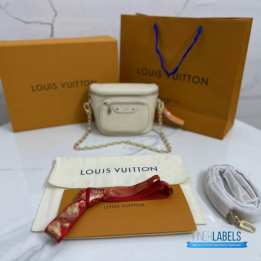 QC Louis Vuitton Empreinte Mini Bumbag in Cream