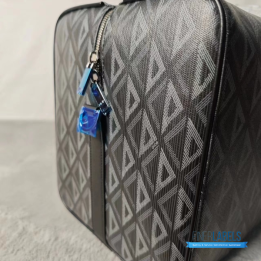 QC Christian Dior CD Diamond Canvas Lingot 50 Duffel Bag