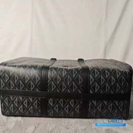 QC Christian Dior CD Diamond Canvas Lingot 50 Duffel Bag