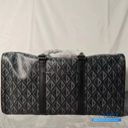 QC Christian Dior CD Diamond Canvas Lingot 50 Duffel Bag