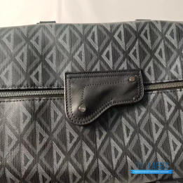 QC Christian Dior CD Diamond Canvas Lingot 50 Duffel Bag