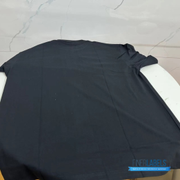 QC Loewe Anagram Embroidered Black T-shirt