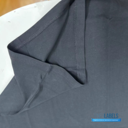QC Loewe Anagram Embroidered Black T-shirt