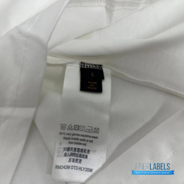 QC Louis Vuitton Embossed LV White T-shirt