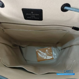 QC Louis Vuitton Christopher MM Backpack is Designed in Monogram Eclipse Reverse canvas