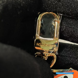 QC Louis Vuitton Calfskin Monogram Cute Fox Charm Key Holder