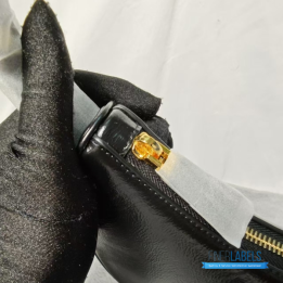 QC Prada Arqué Naplak Patent Leather Shoulder Bag