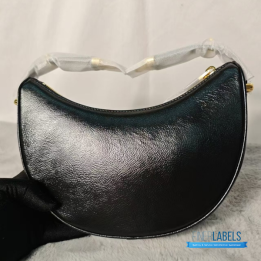 QC Prada Arqué Naplak Patent Leather Shoulder Bag