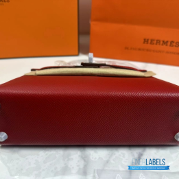 QC Hermès Mini Kelly II Sellier 20 Red