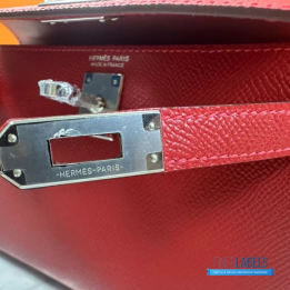 QC Hermès Mini Kelly II Sellier 20 Red