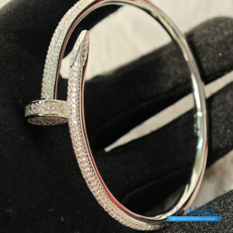 QC Cartier Juste un Clou Fully Pavé Bangle