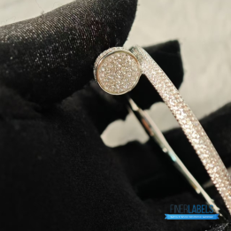 QC Cartier Juste un Clou Fully Pavé Bangle