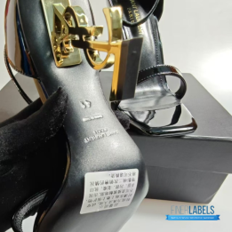 QC YSL Opyum Black Patent Leather HEELS