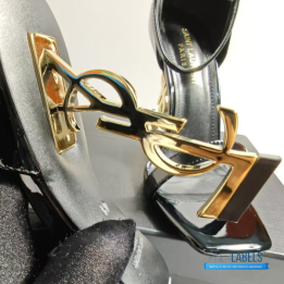 QC YSL Opyum Black Patent Leather HEELS