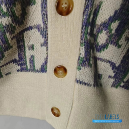 QC Christian Dior Dior Oblique Wool Cardigan