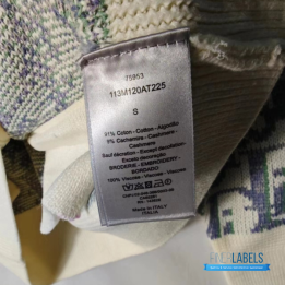 QC Christian Dior Dior Oblique Wool Cardigan