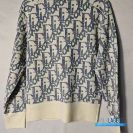 QC Christian Dior Dior Oblique Wool Cardigan