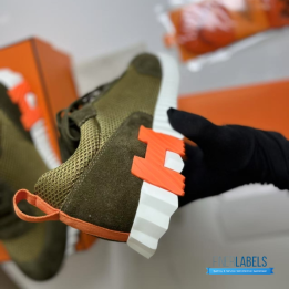 QC Hermes Bouncing Sneaker Green