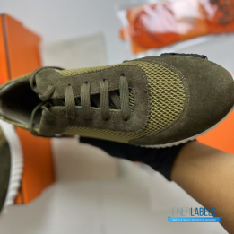QC Hermes Bouncing Sneaker Green