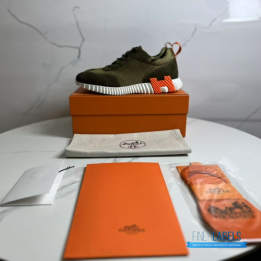 QC Hermes Bouncing Sneaker Green