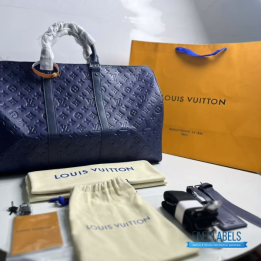 Louis Vuitton Keepall Bandoulière 50 Blue