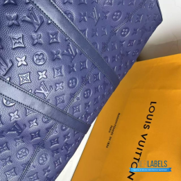 QC Louis Vuitton Keepall Bandoulière 50 Blue