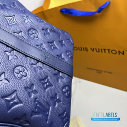 QC Louis Vuitton Keepall Bandoulière 50 Blue