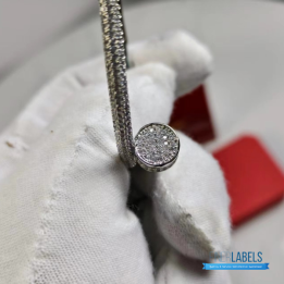 QC Cartier Juste En Clou full Diamond Bangle