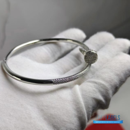 QC Cartier Juste En Clou full Diamond Bangle