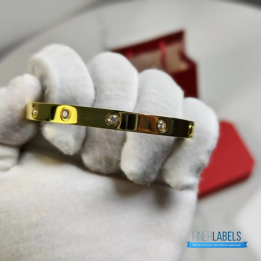 QC Cartier Love Bangle 10 Diamond