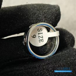 QC Cartier Love Silver Ring