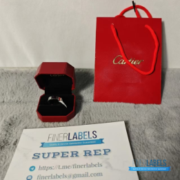 QC Cartier Love Silver Ring