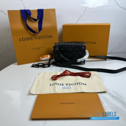QC Louis Vuitton Mini Soft Trunk in Monogram Eclipse canvas