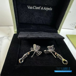 QC VCA Frivole White Gold Diamond Earrings
