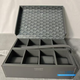 QC Goyard Montre De Voyage Eight Watch Box