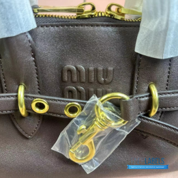 QC Miu Miu Aventure Nappa Leather Top-handle Bag