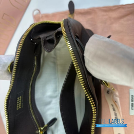 QC Miu Miu Aventure Nappa Leather Top-handle Bag