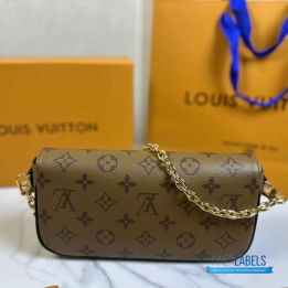 QC Louis Vuitton Wallet on Chain Ivy