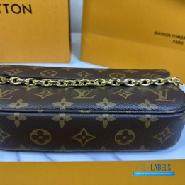 QC Louis Vuitton Wallet On Chain Ivy in Monogram Canvas