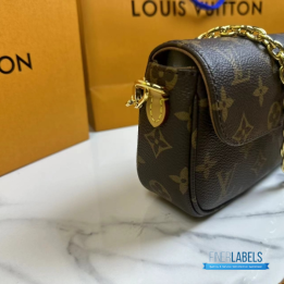 QC Louis Vuitton Wallet On Chain Ivy in Monogram Canvas