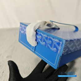 QC Goyard Blue 8 Watch Case
