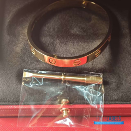 Cartier Love Bacelete in rose gold