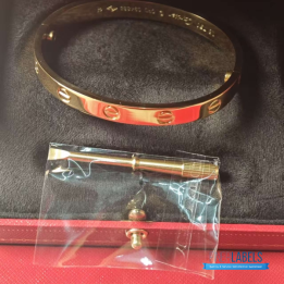 QC Cartier Love Bacelete in rose gold