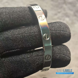 QC Cartier Love Bangle Silver