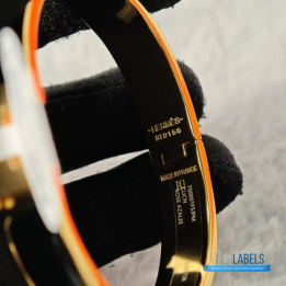 QC Hermès Clic Clac H Bracelet Black Enamel